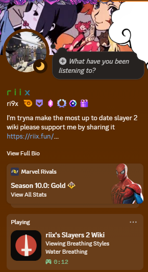 Parousia Discord Rich Presence example